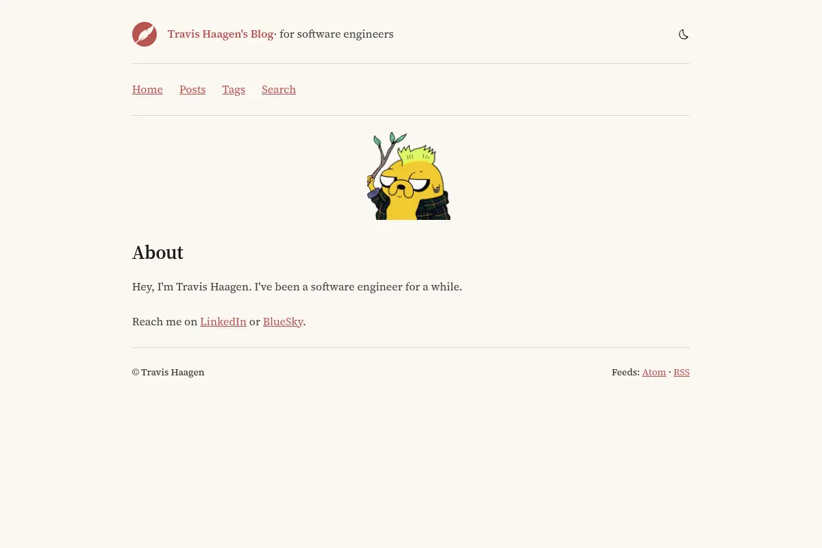 Travis Haagen's Blog