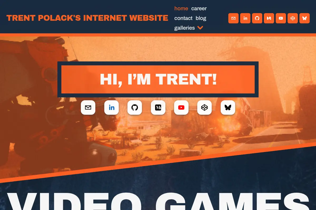 Trent Polack's Internet Website