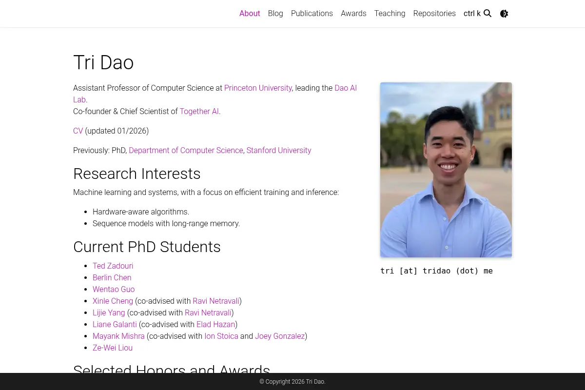 Tri Dao