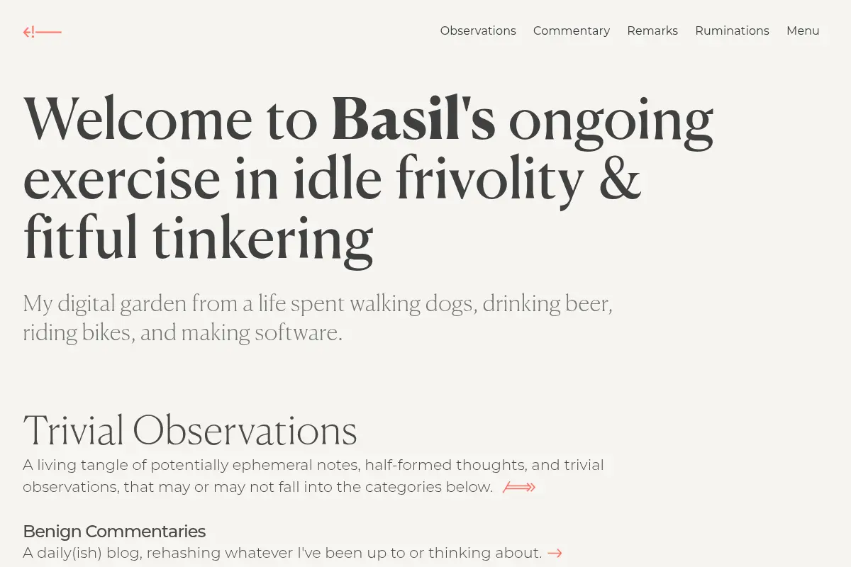 Trivial Observations
