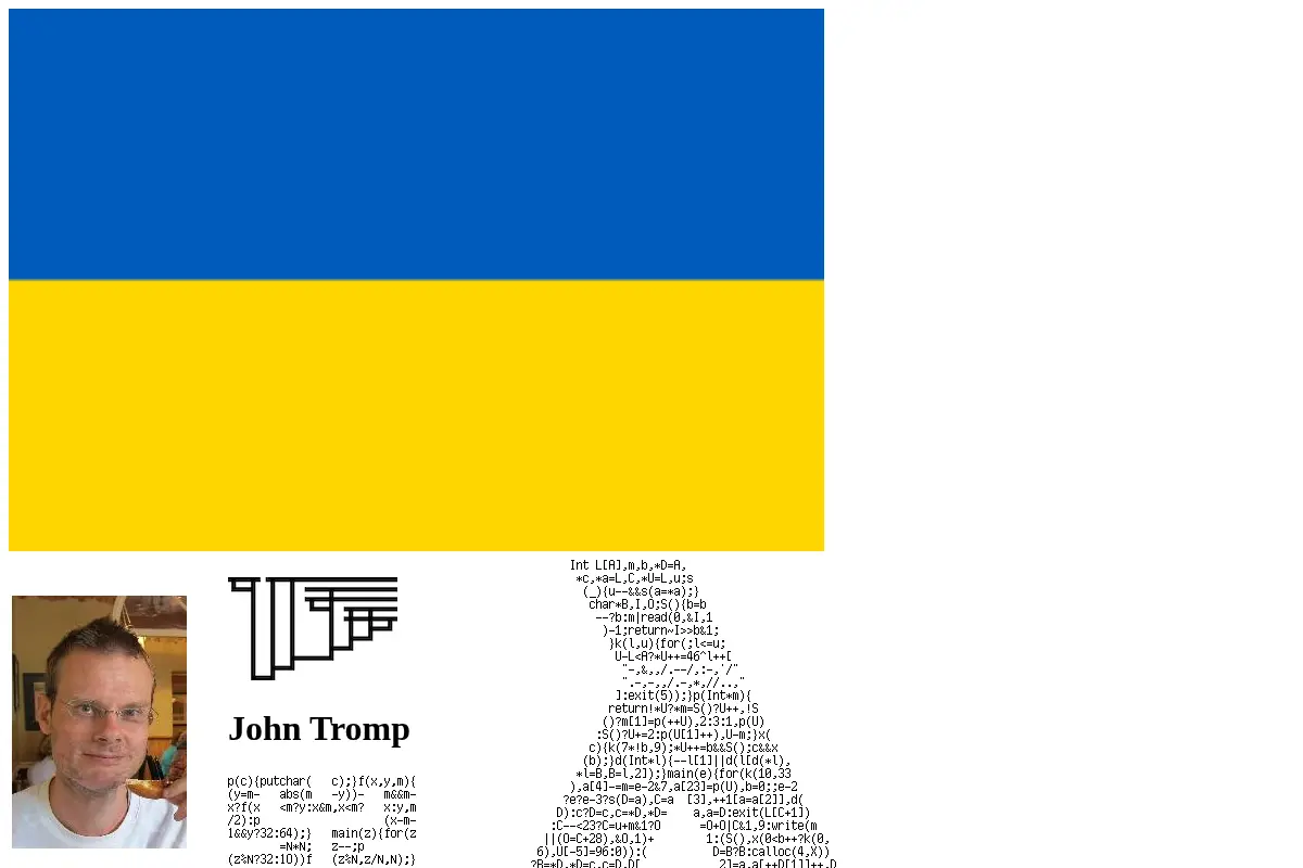 John Tromp HomePage
