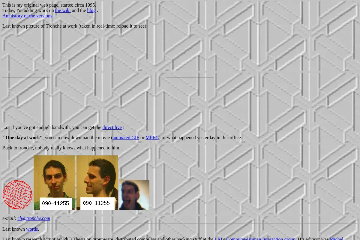 Christophe Tronche's home page