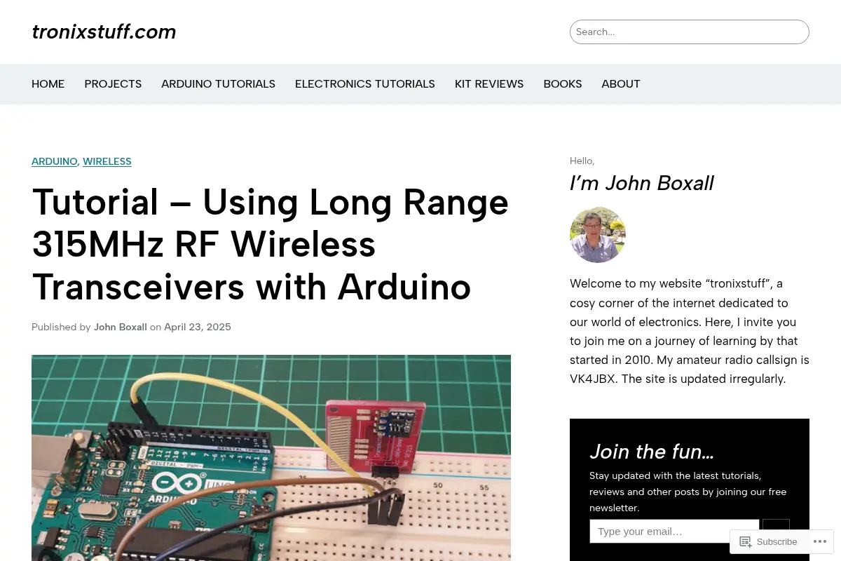 tronixstuff.com
