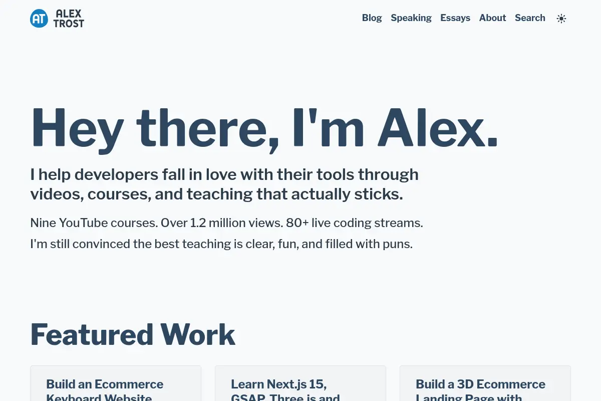 Alex Trost | Developer Advocate
