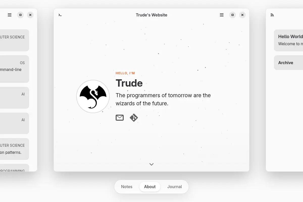 Trude's Website