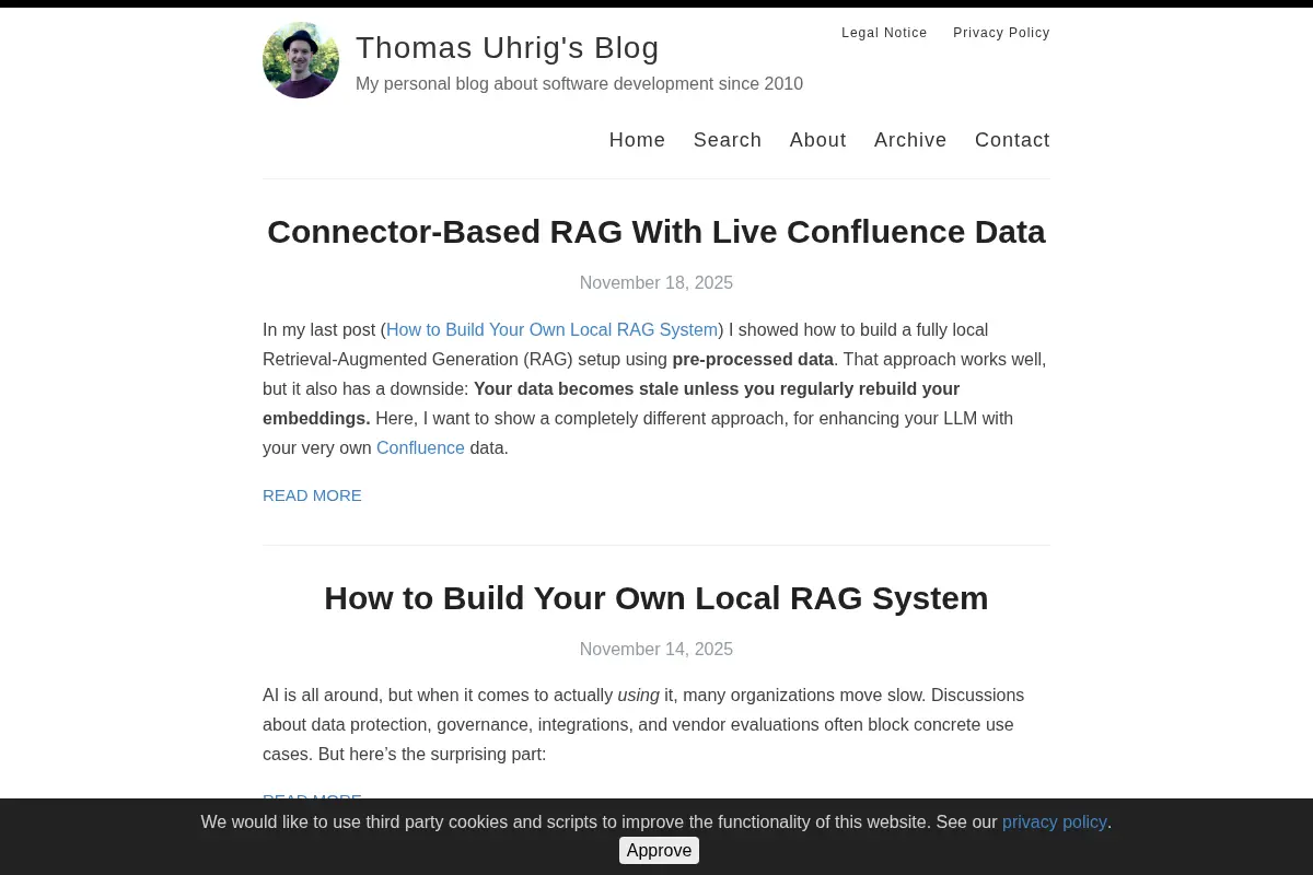 Thomas Uhrig's Blog