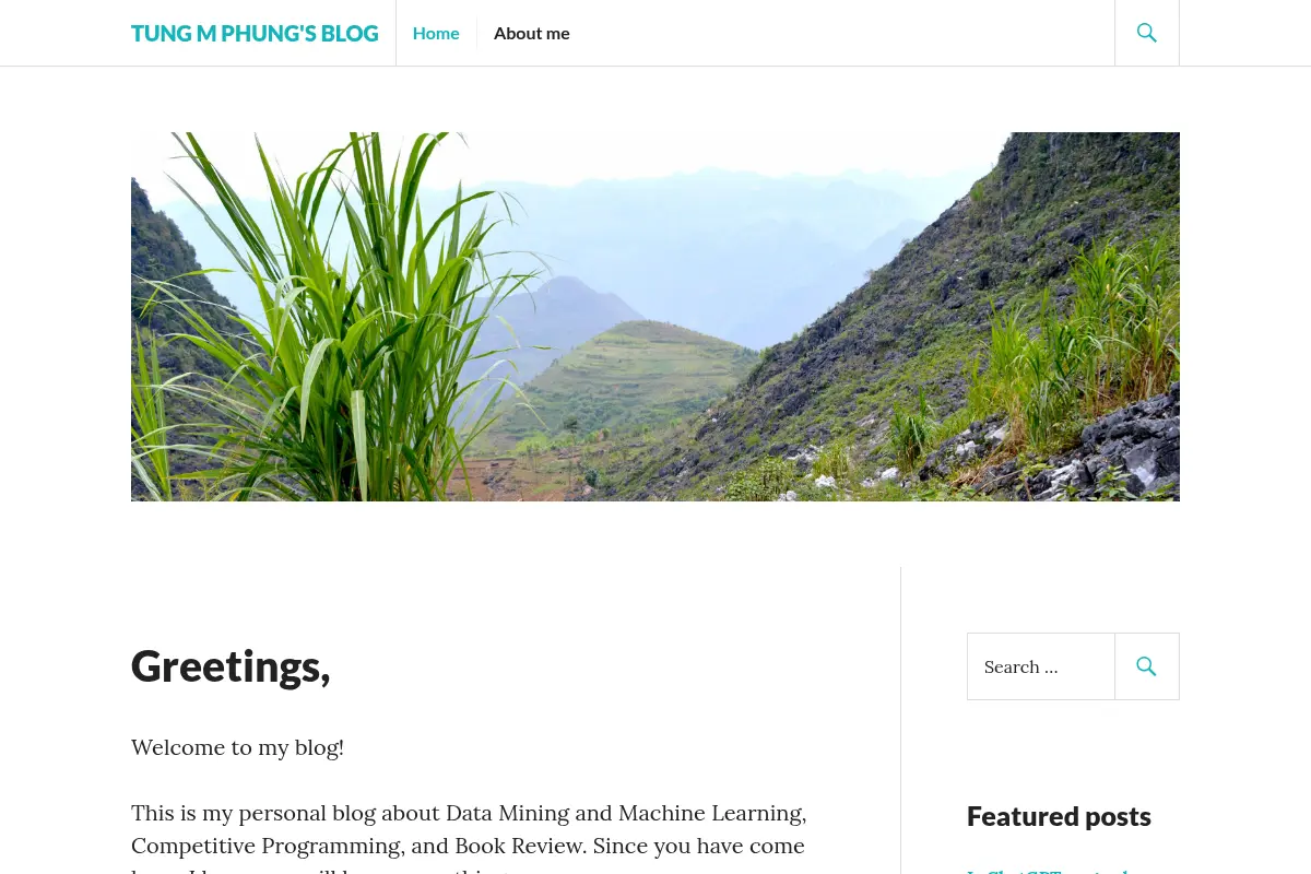 Tung M Phung's Blog
