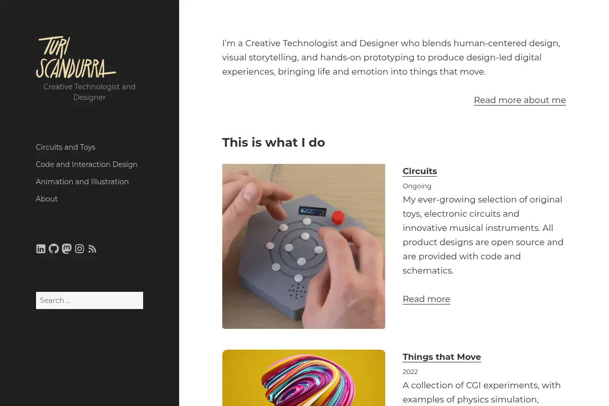 Turi Scandurra – Creative Technologist and Designer