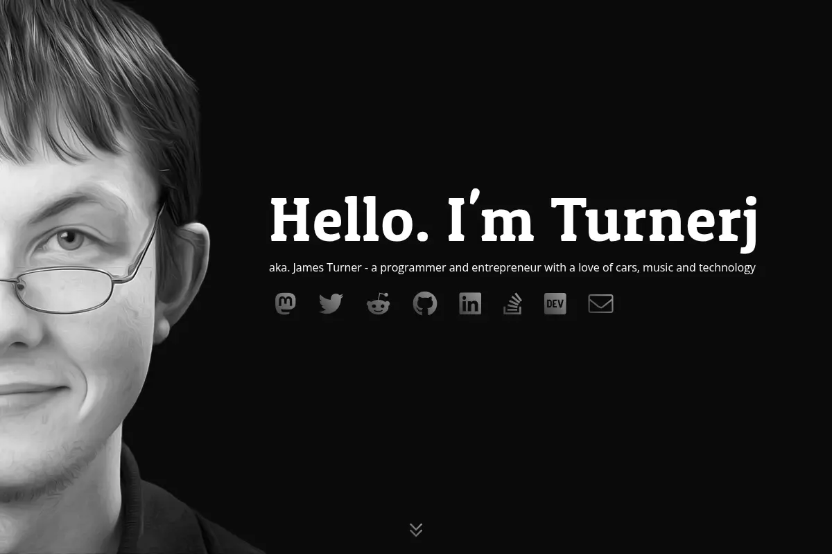 Turnerj (aka. James Turner) - Programmer & Entrepreneur