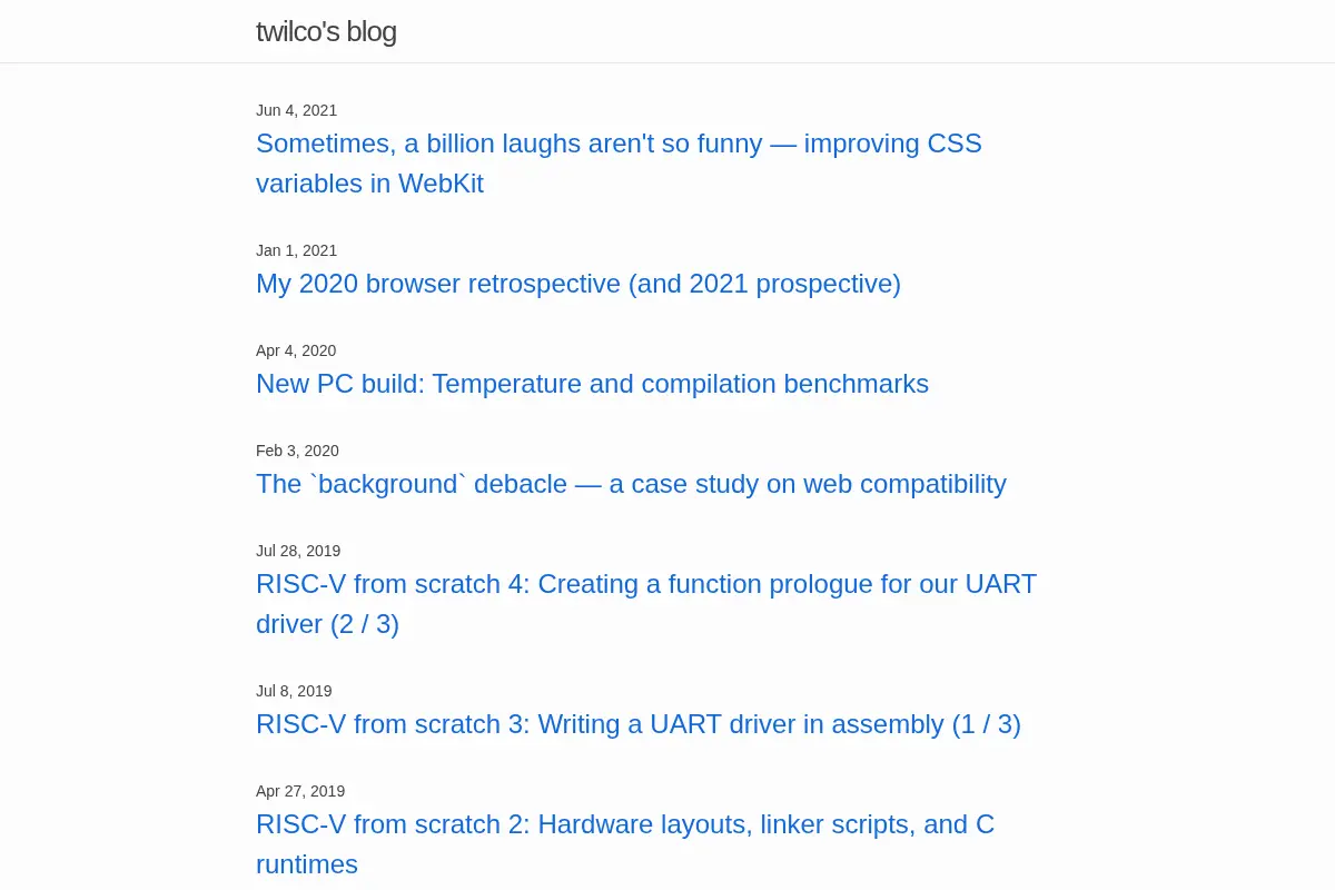 twilco's blog
