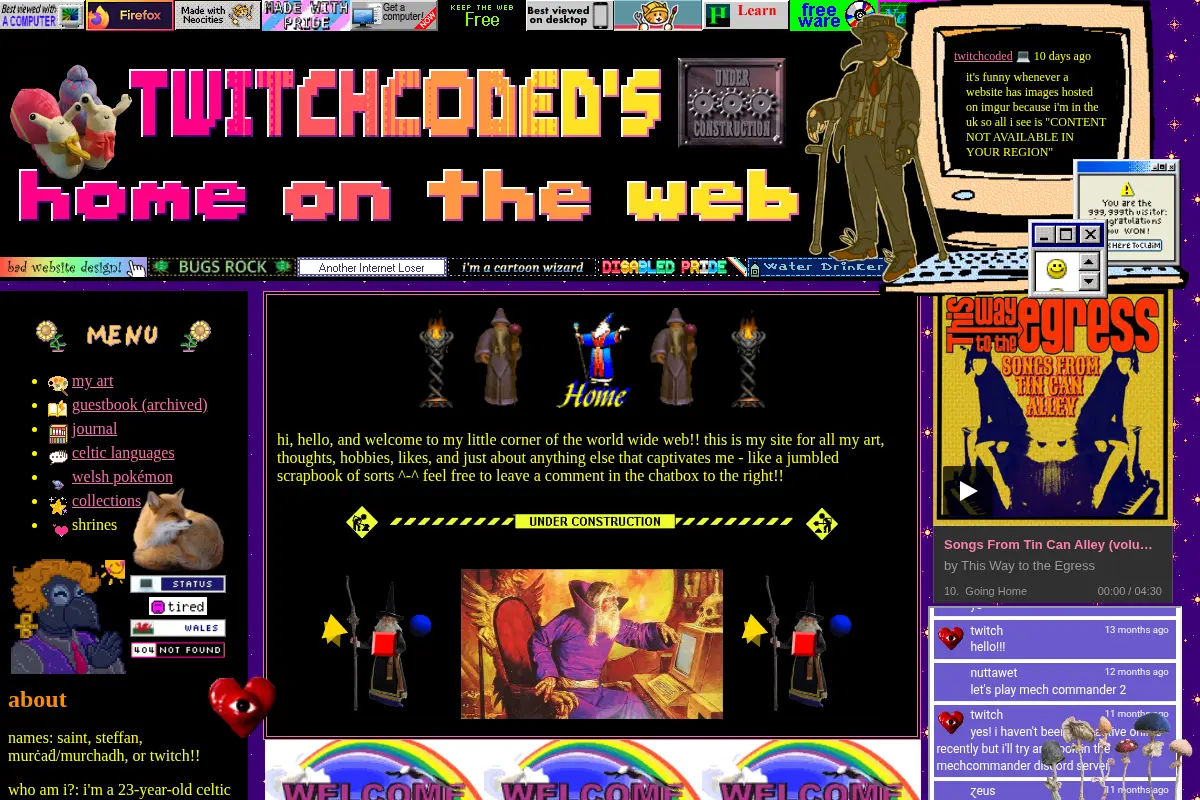 twitchcoded on the web