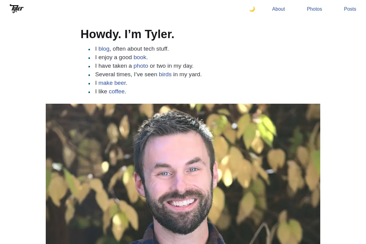 Hello. - Tyler Cipriani