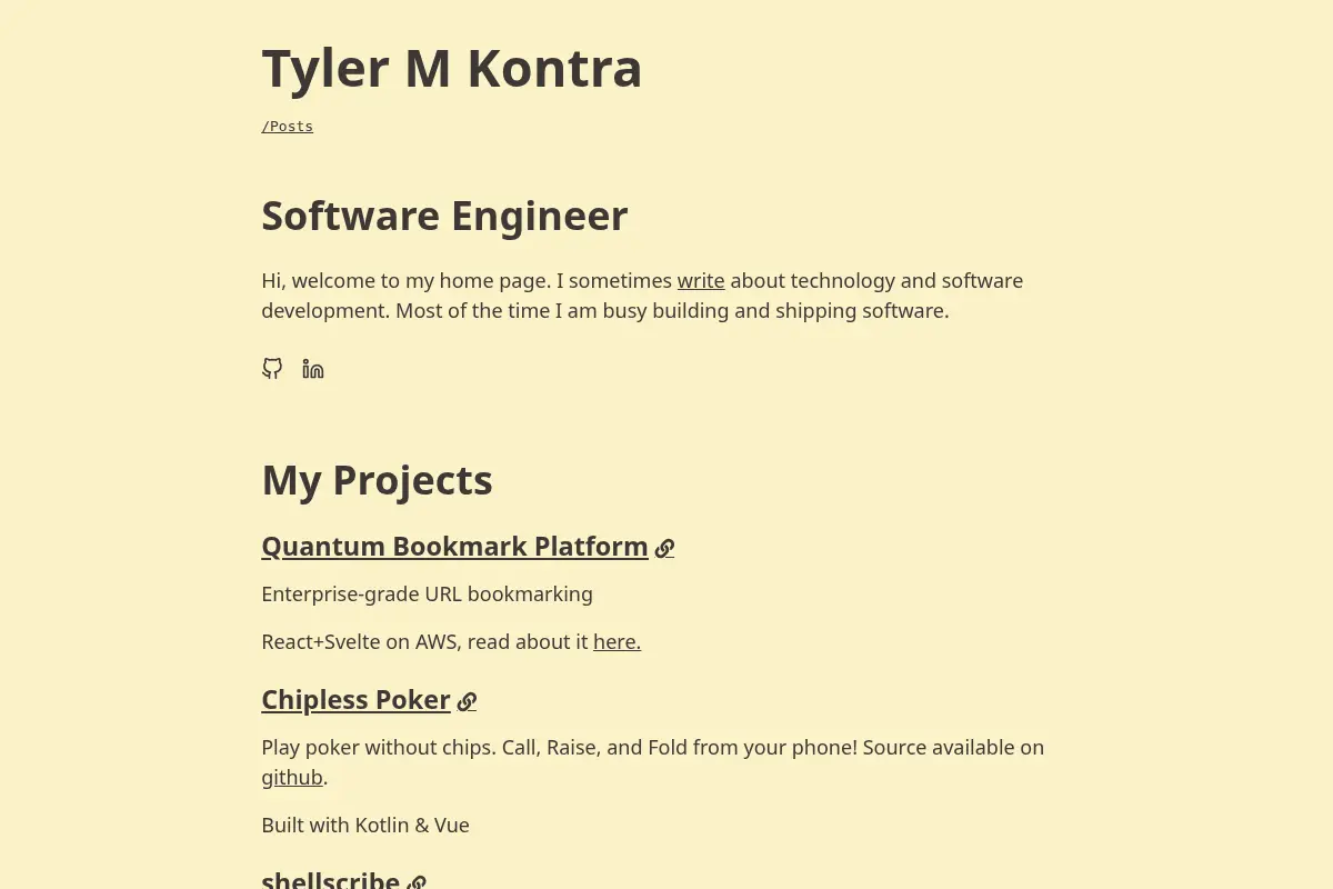 Tyler M Kontra