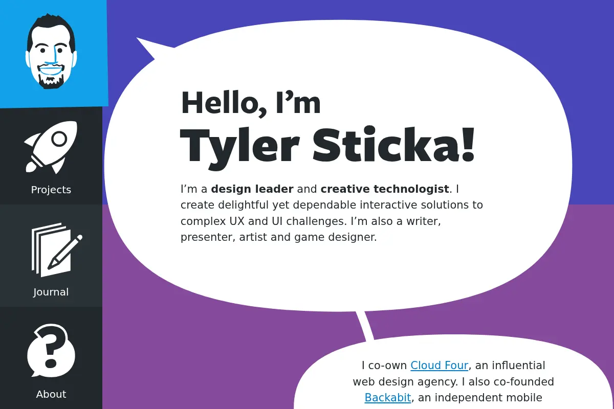 Tyler Sticka, Design Leader & Creative Technologist