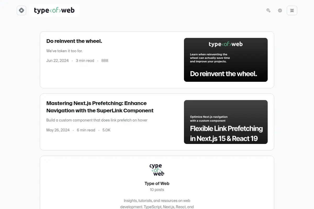 Type of Web