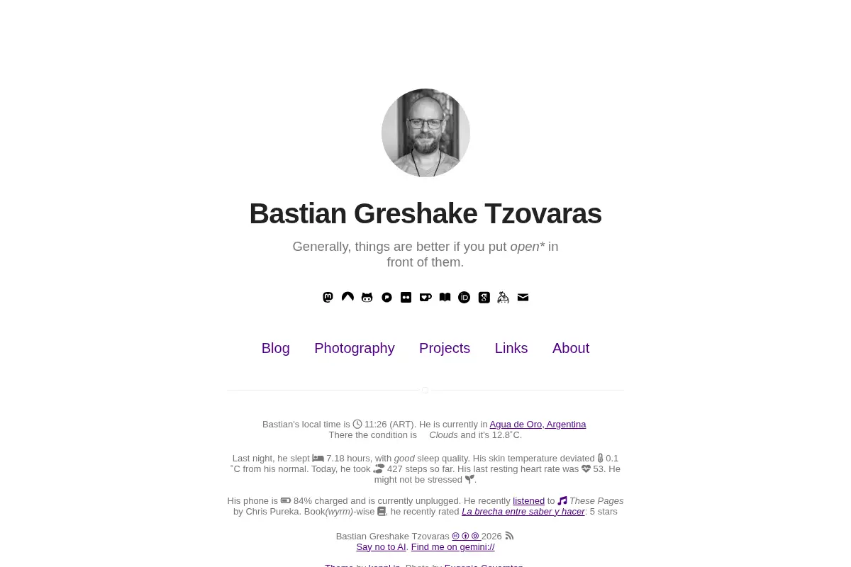 Bastian Greshake Tzovaras