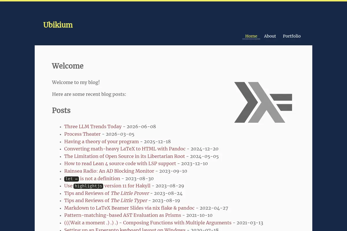 Ubikium's Blog