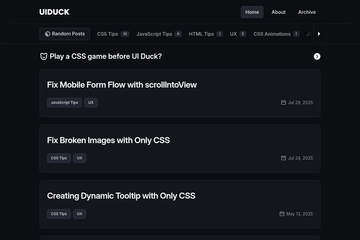 UI Duck