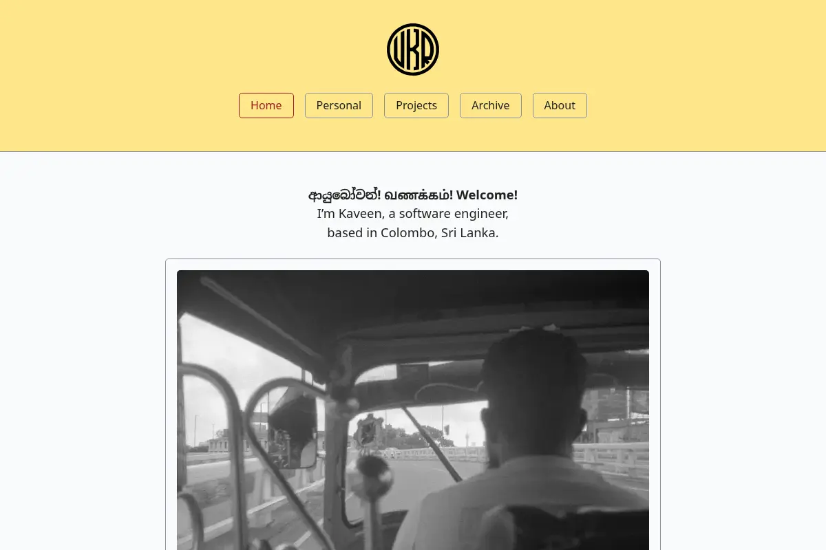 Kaveen's Website