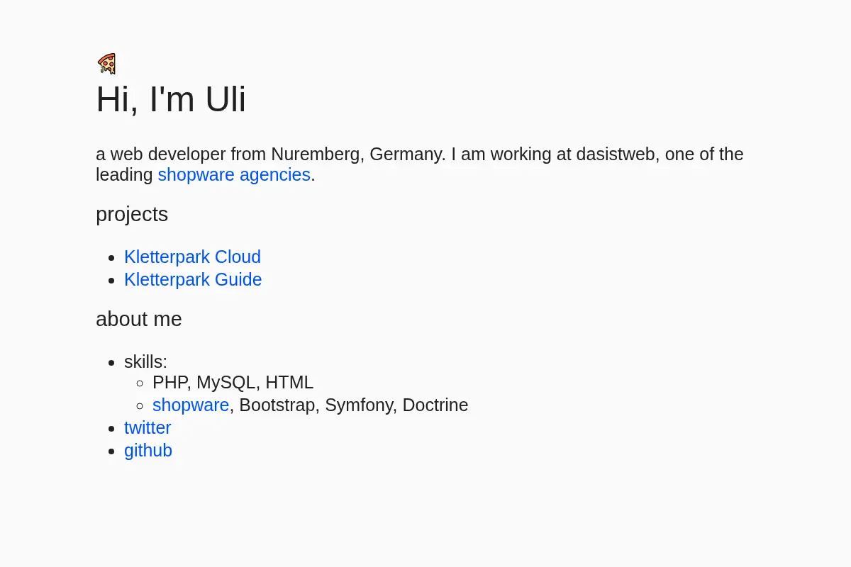 Hi, I'm Uli