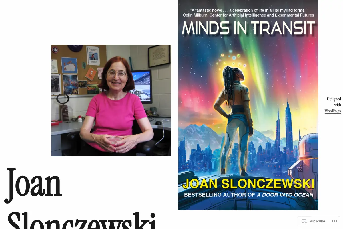 Joan Slonczewski – Joan's books and evolving creatures