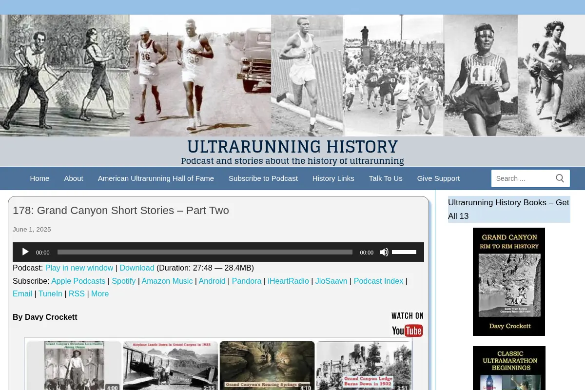 Ultrarunning History