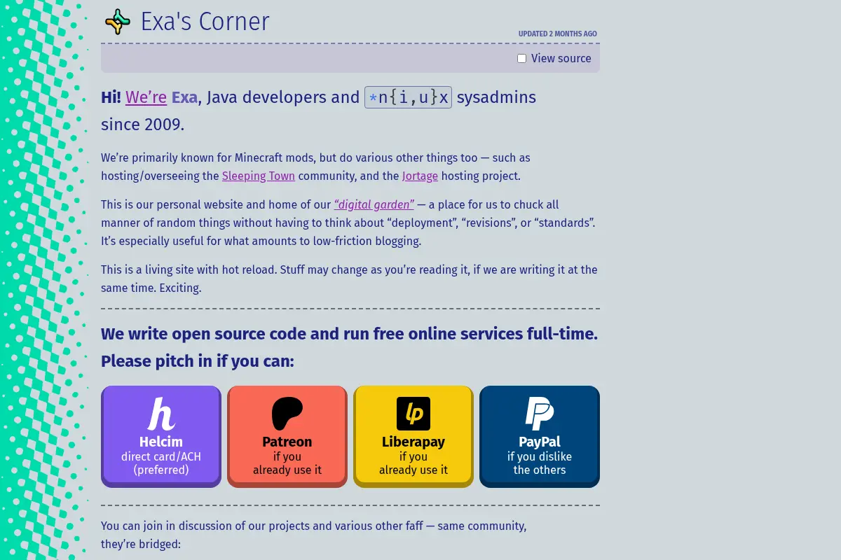Exa's Corner