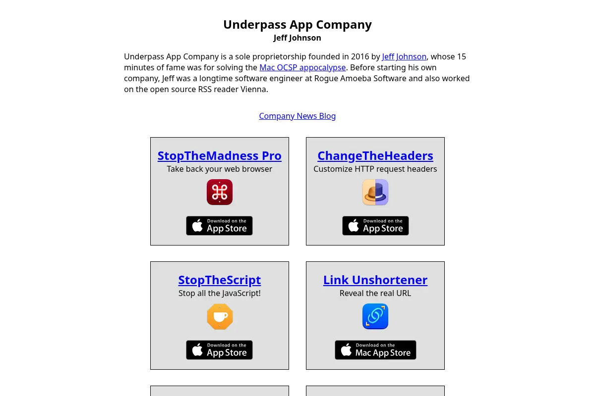 Underpass App Company