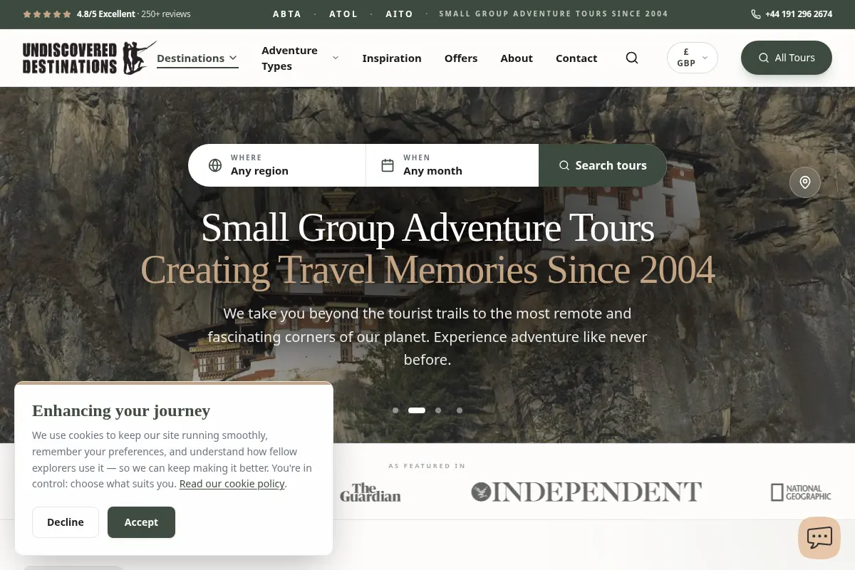 Undiscovered Destinations