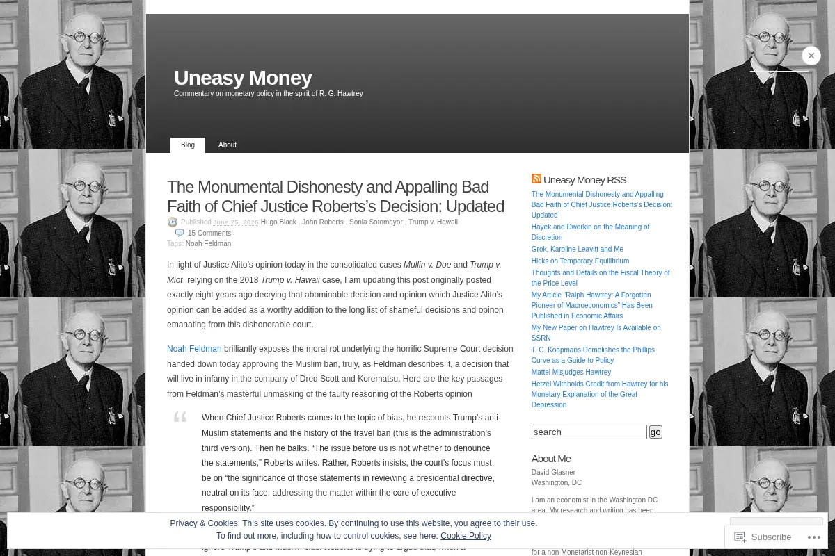 Uneasy Money
