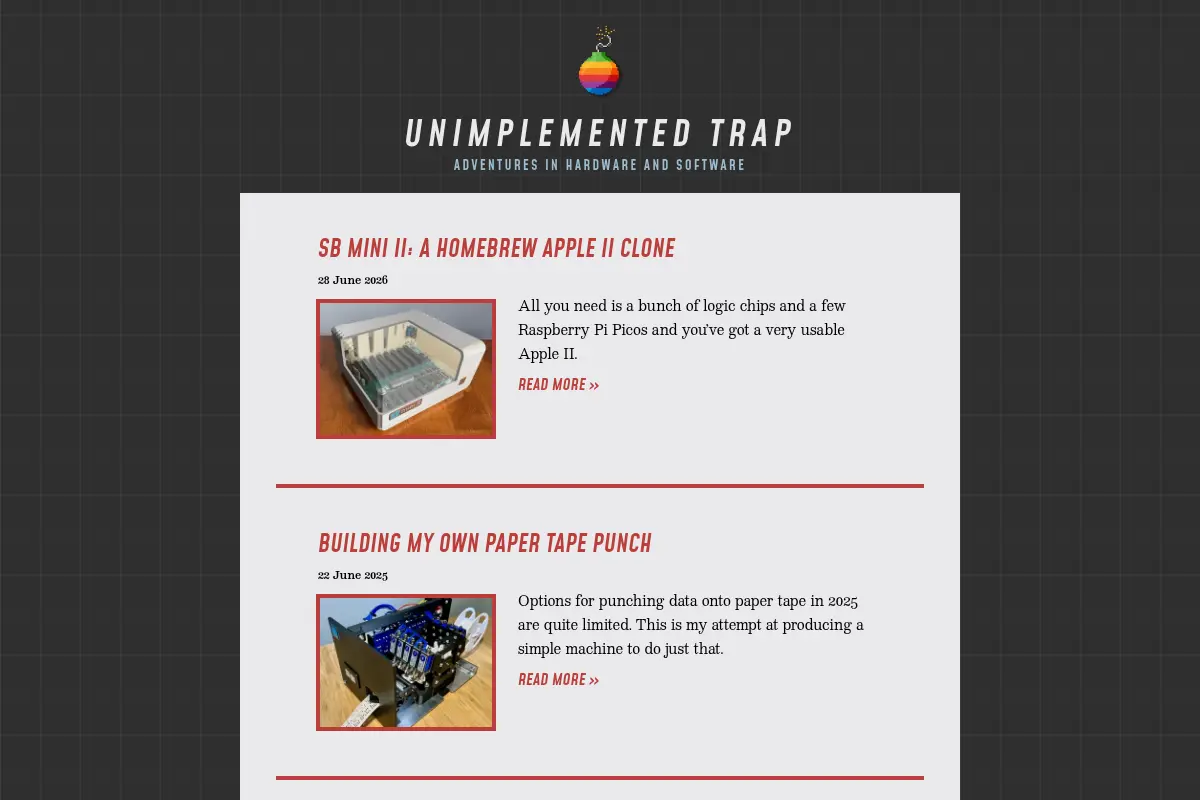 Unimplemented Trap
