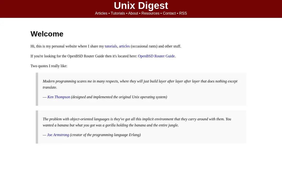 Unix Digest