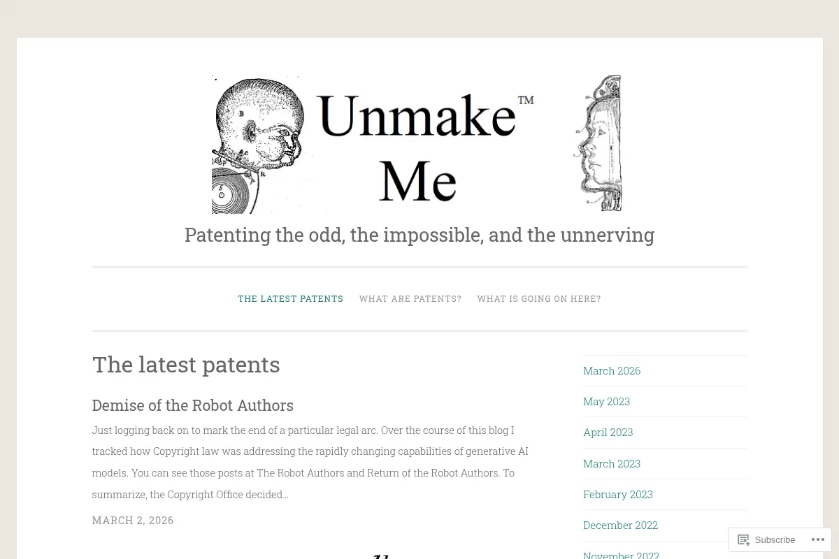 Patenting the odd, the impossible, and the unnerving