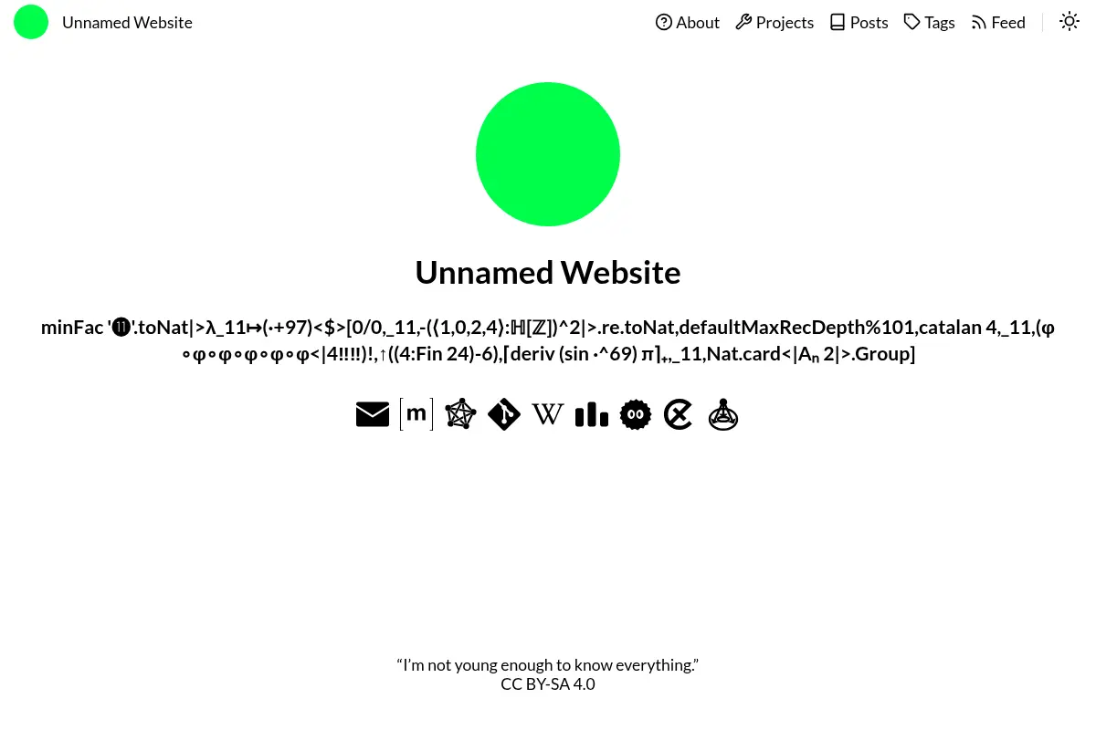 Unnamed Website