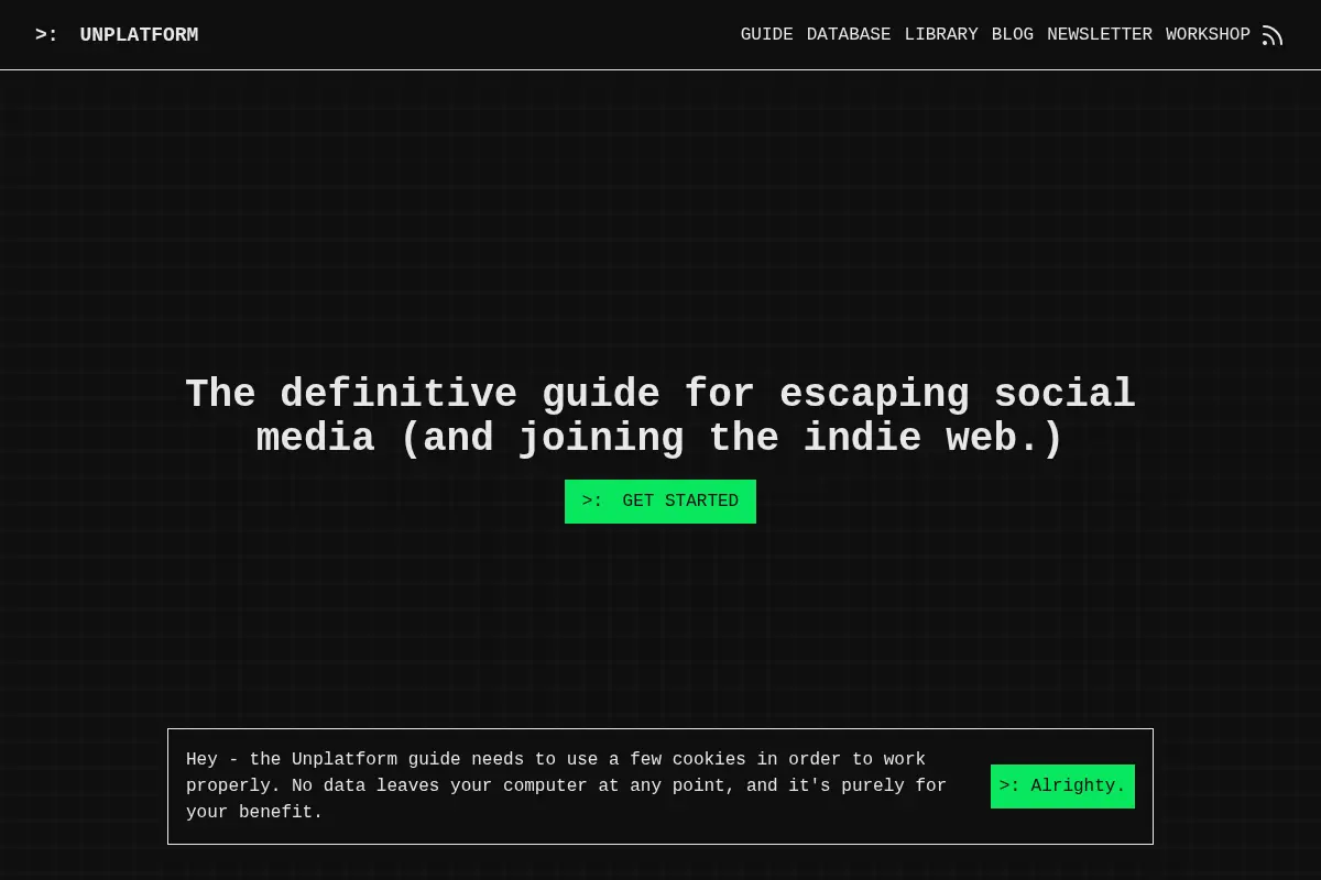 Unplatform