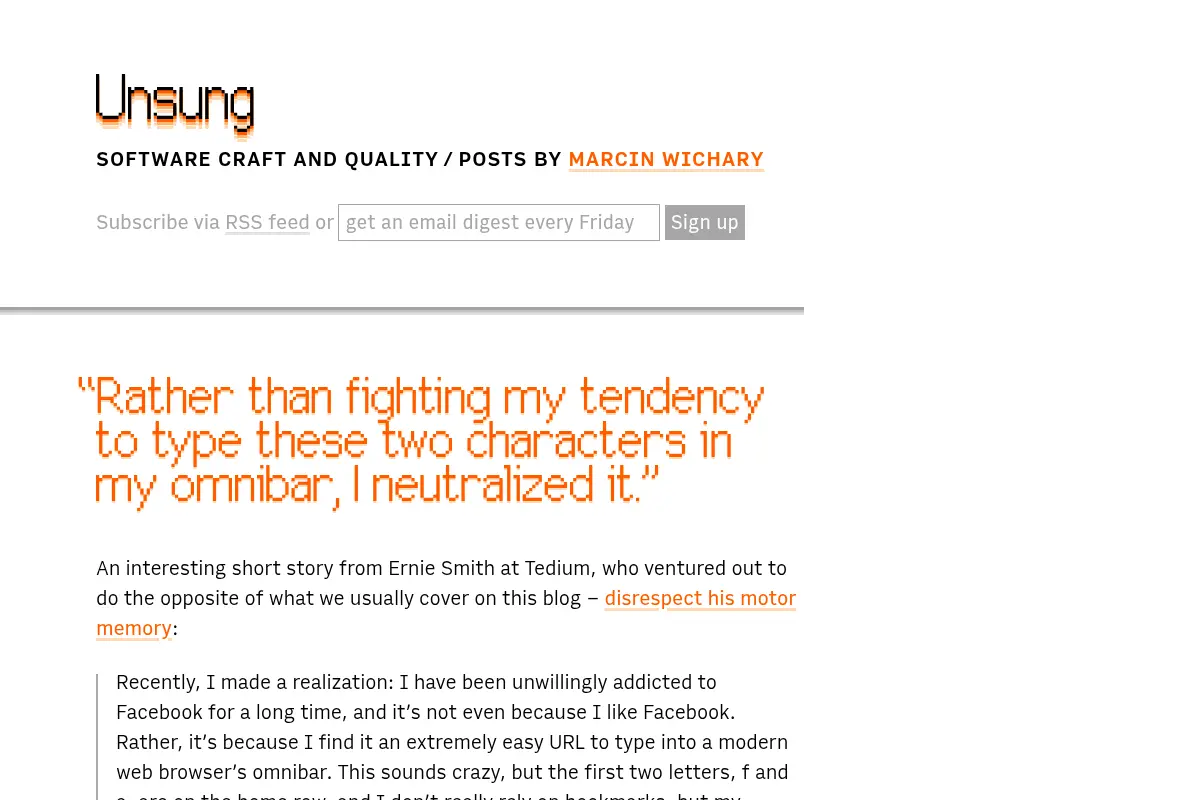 Unsung