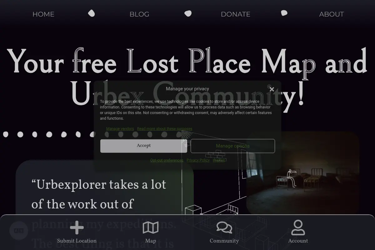 UrbeXplorer – Lost Places Map