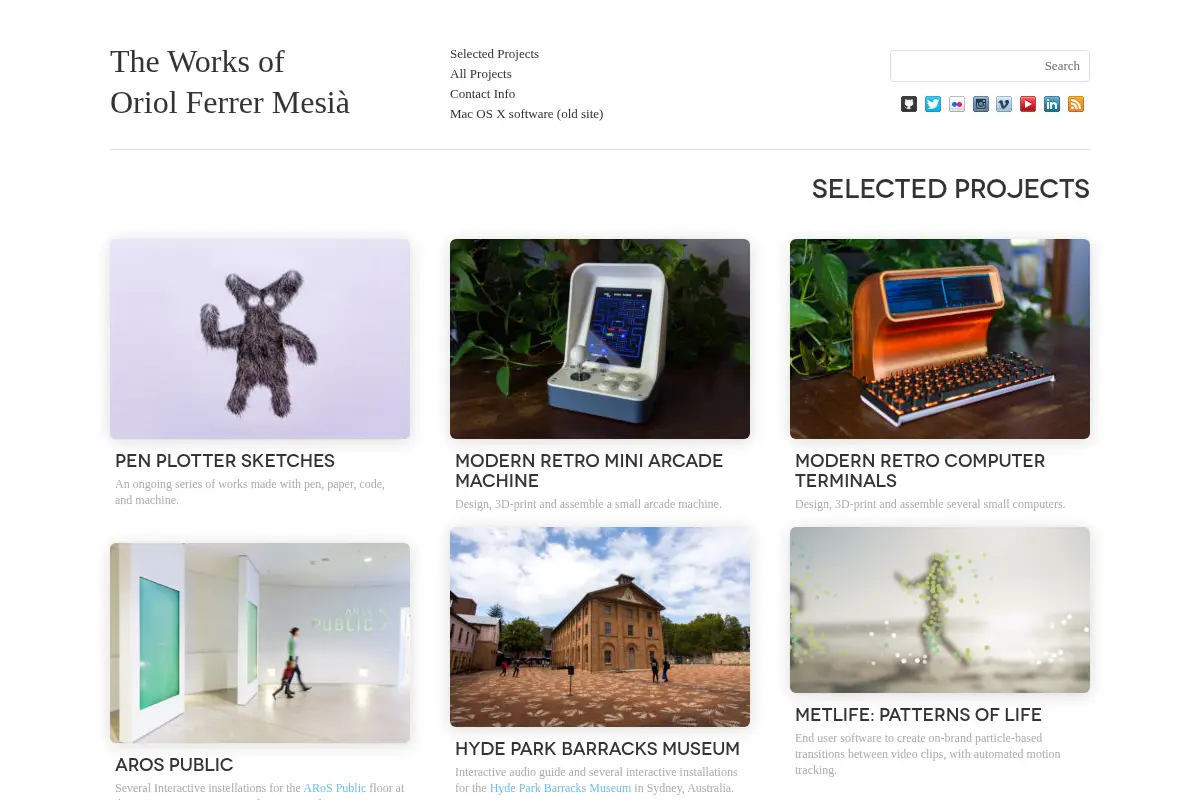 The Works of Oriol Ferrer Mesià