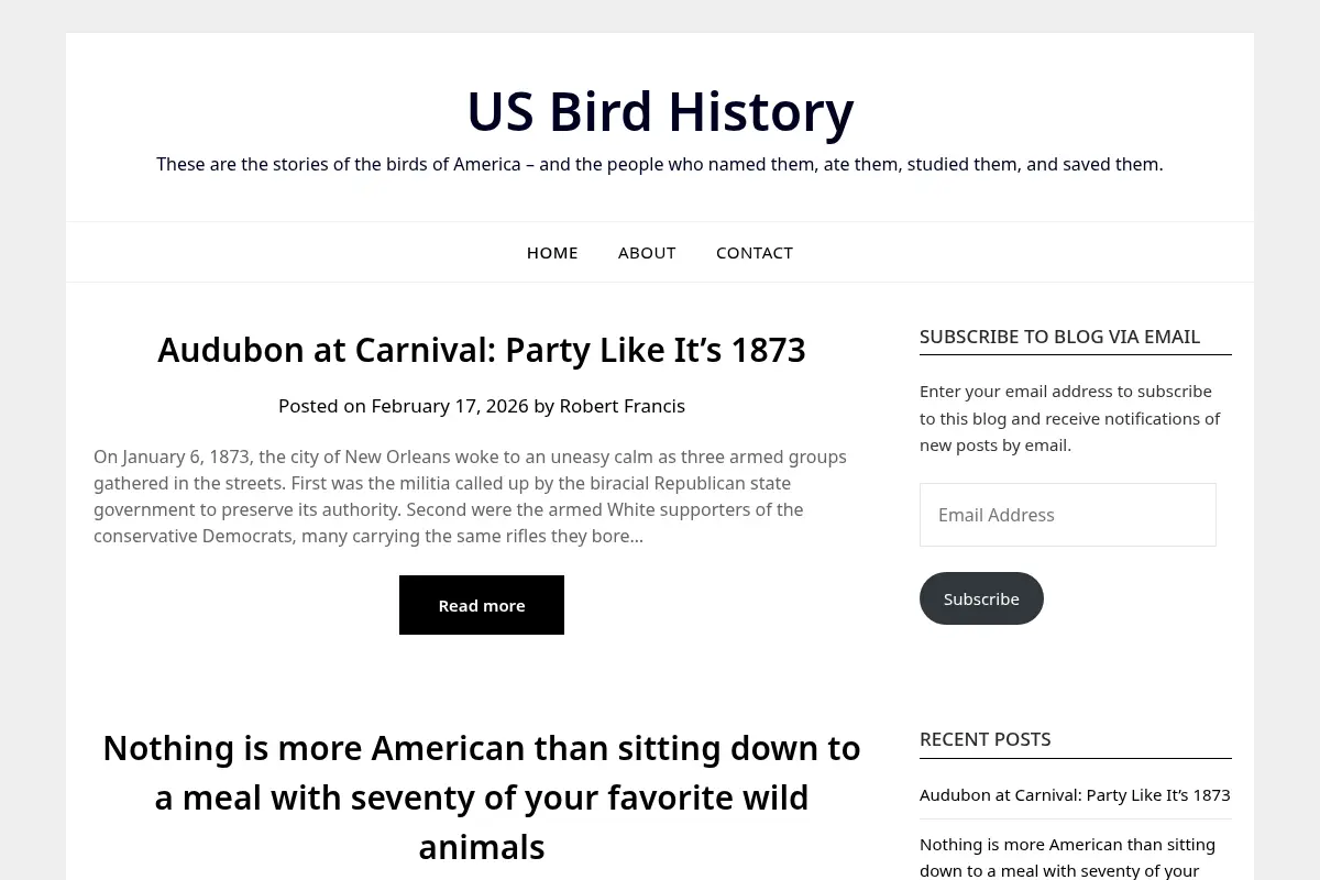 US Bird History
