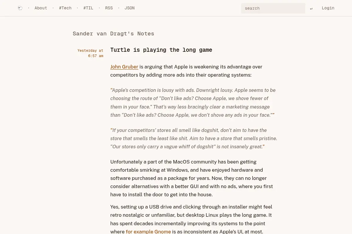 Sander van Dragt's Notes