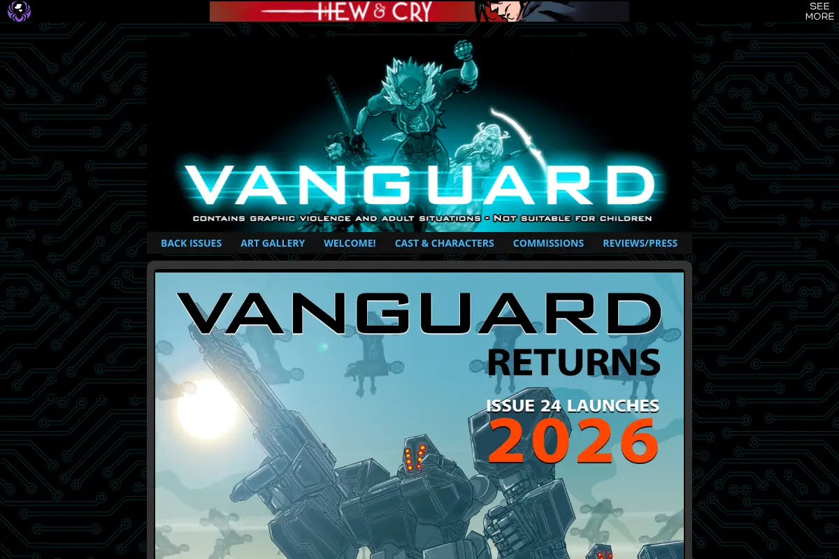 Vanguard - British Based Superhero Comic