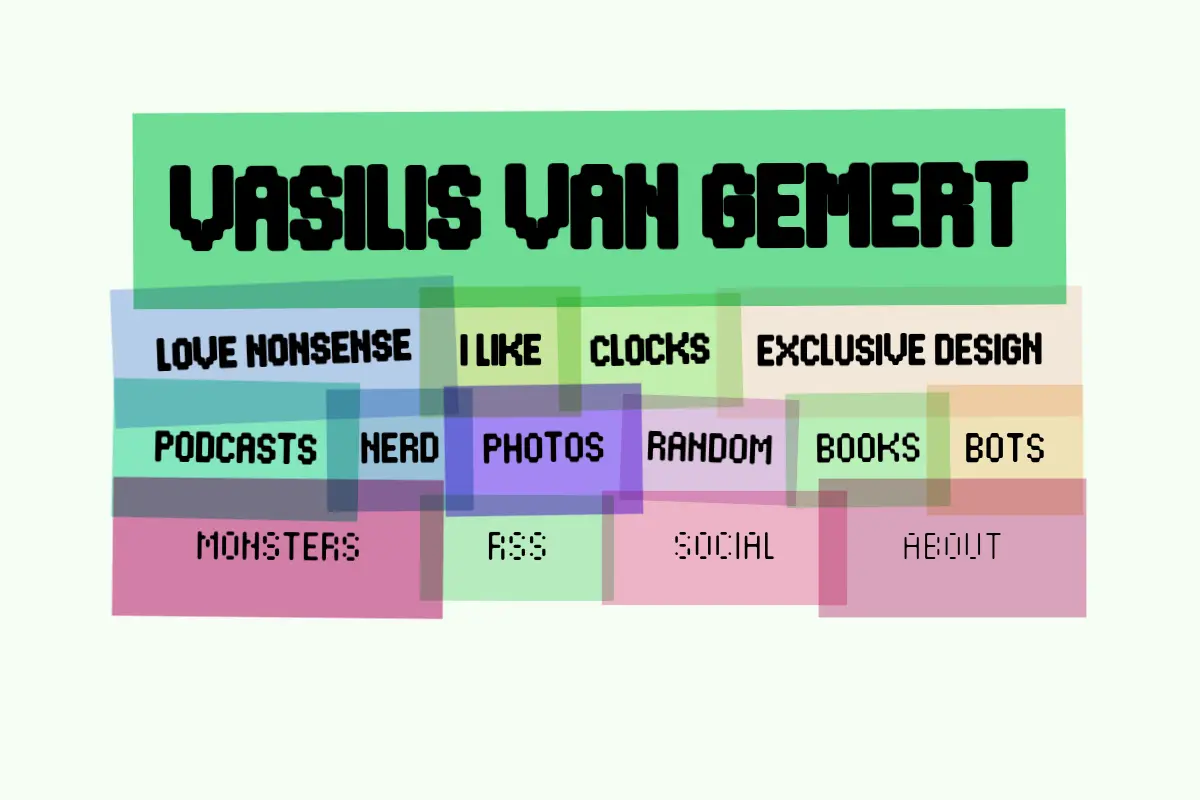 Vasilis van Gemert’s personal homepage