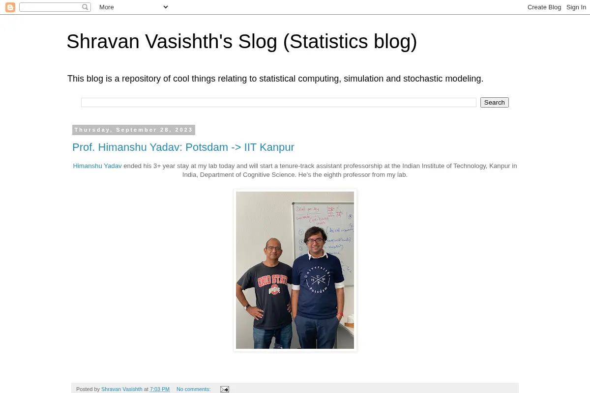 Shravan Vasishth's Slog (Statistics blog)
