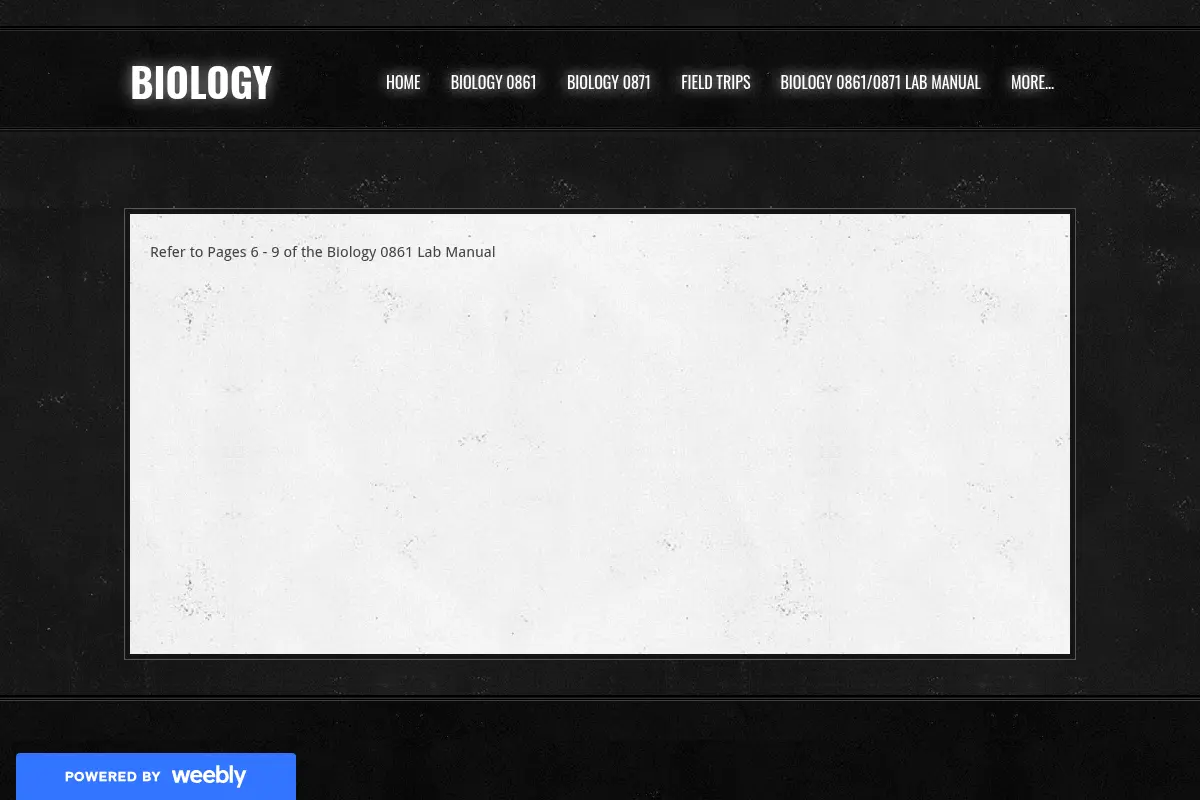 Writing Field Notes - Biology
