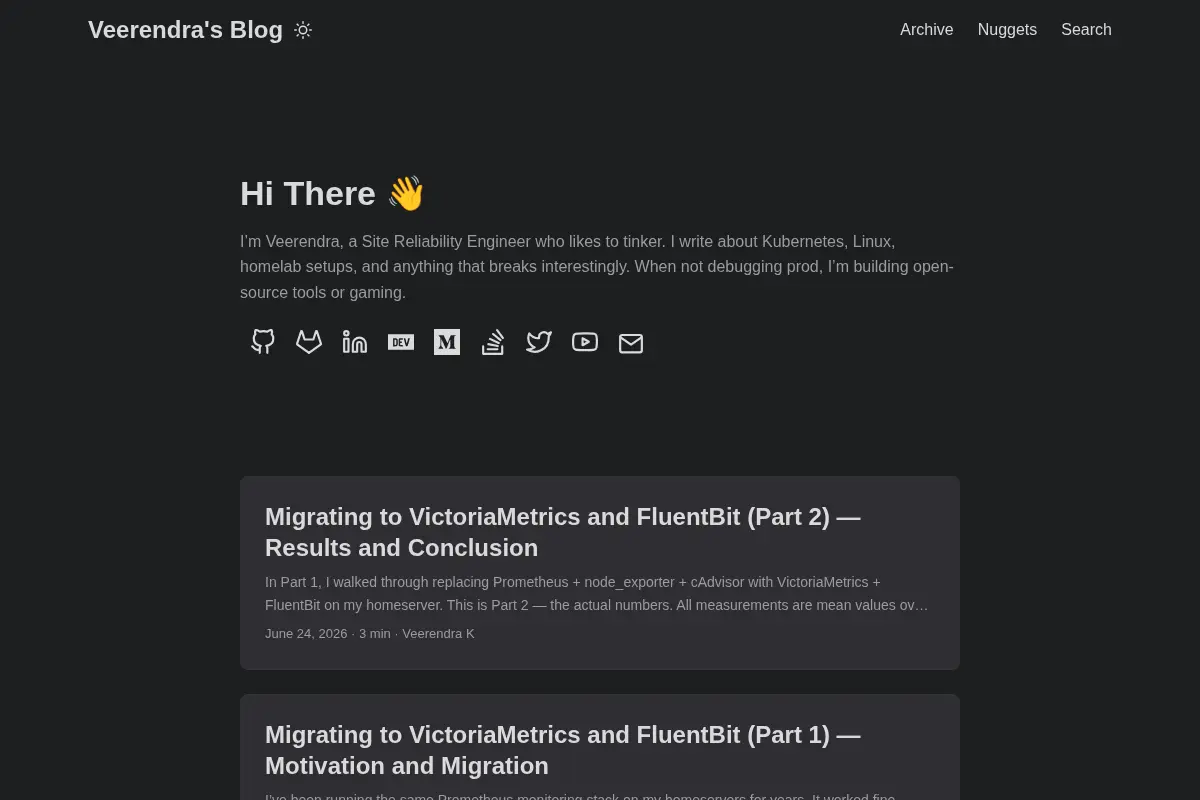 Veerendra's Blog