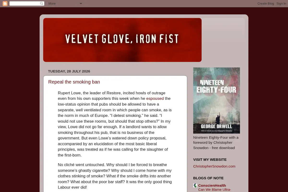 Velvet Glove, Iron Fist