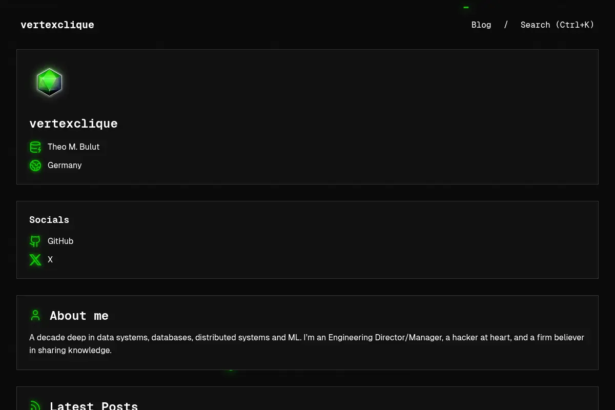 Vertexclique - Blog