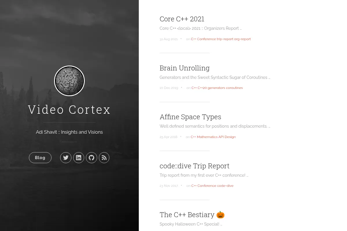 Video Cortex