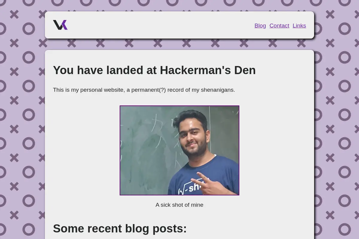 VidhuKant's Website