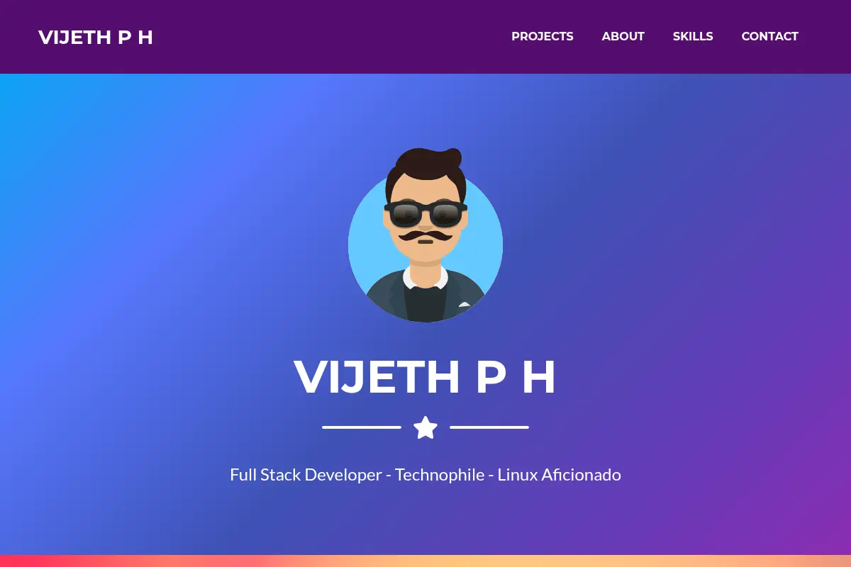 Vijeth P H - Personal Project Portfolio